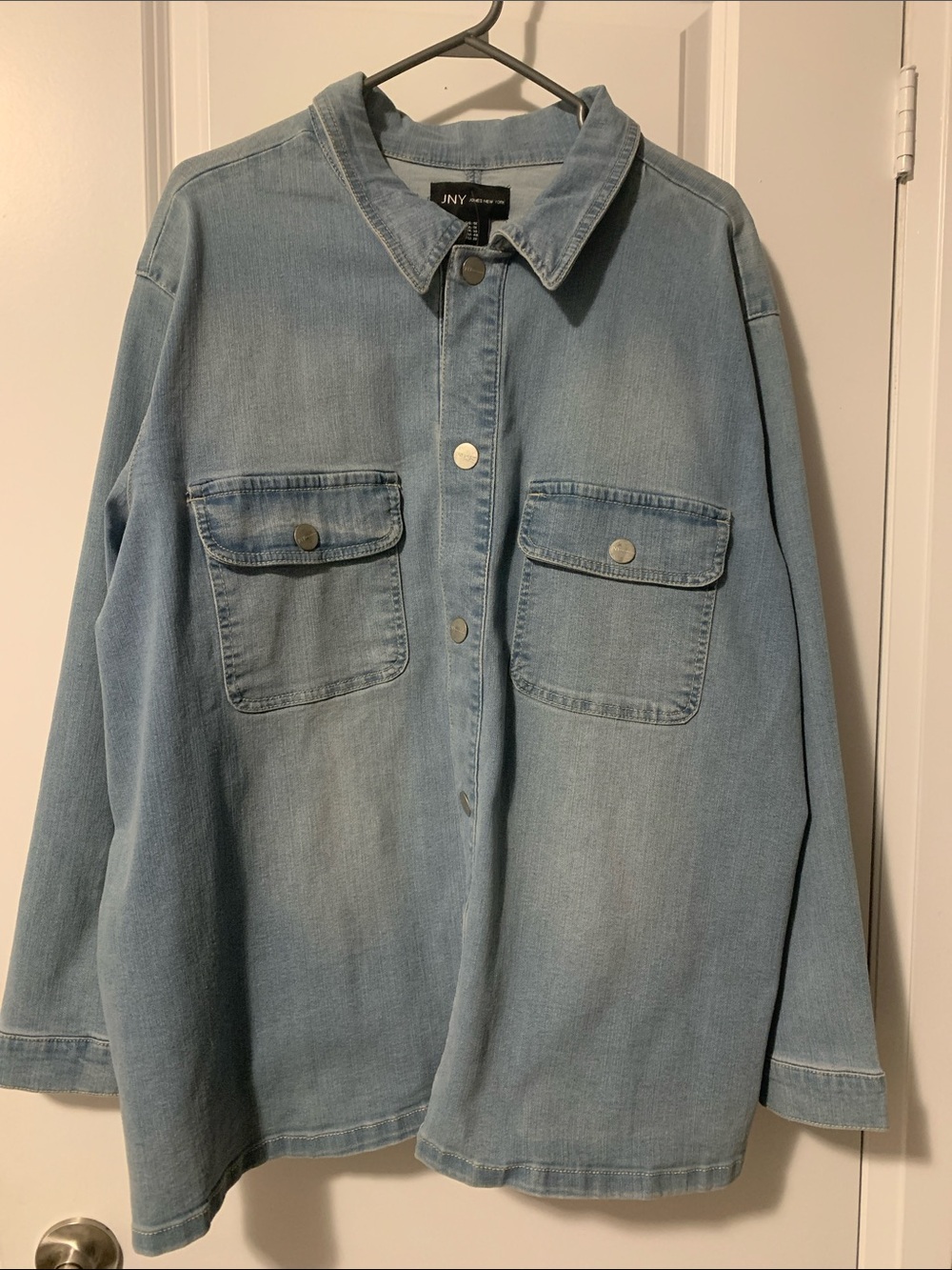Jones New York Light Blue Denim Jacket